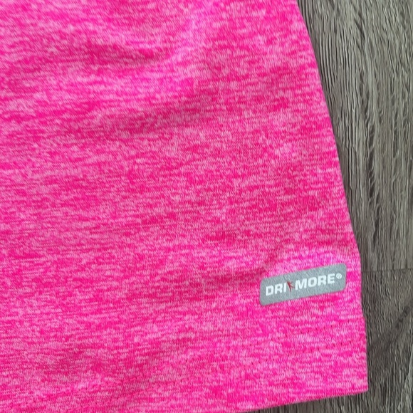 Danskin Now Semi Fitted Pink Women’s 1/4 Zip Pullovef Pink Jacket Size Medium - Picture 7 of 8